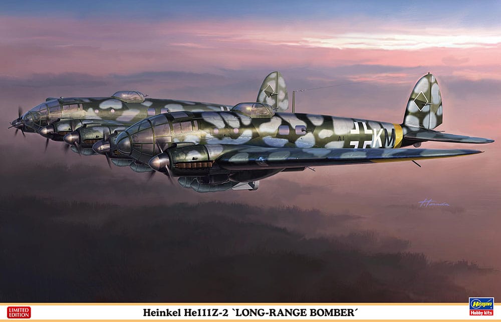 010 - Hasegawa - 02534 - Heinkel He 111 Z-2 Zwilling - primary image