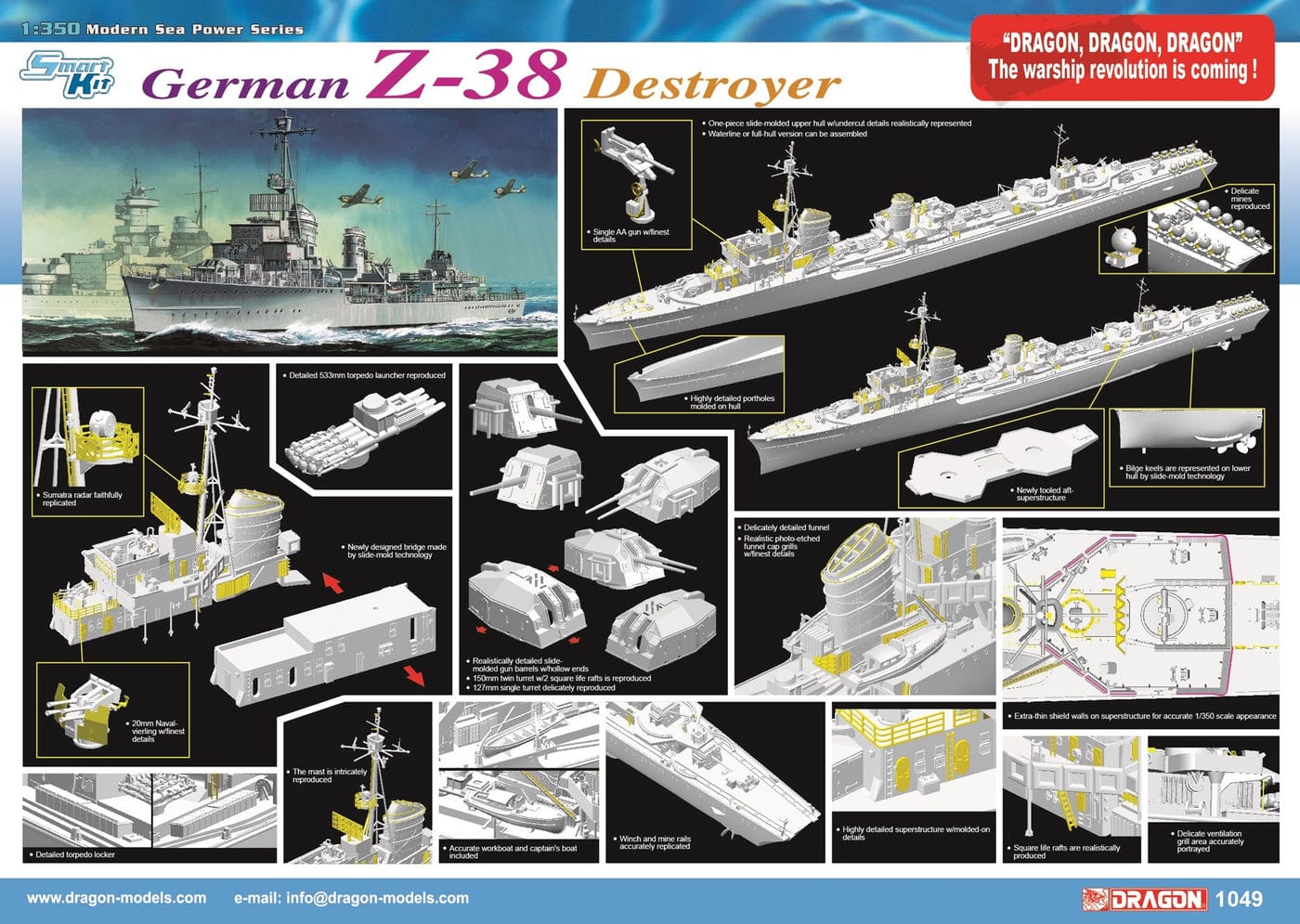 011 - Dragon - 1049 - Zerstörer Z38 - secondary image