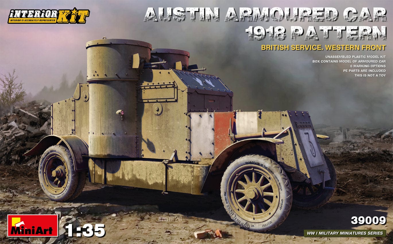 010 - Miniart - 39009 - Austin obr. 1918 Armoured Car with Interior - primary image