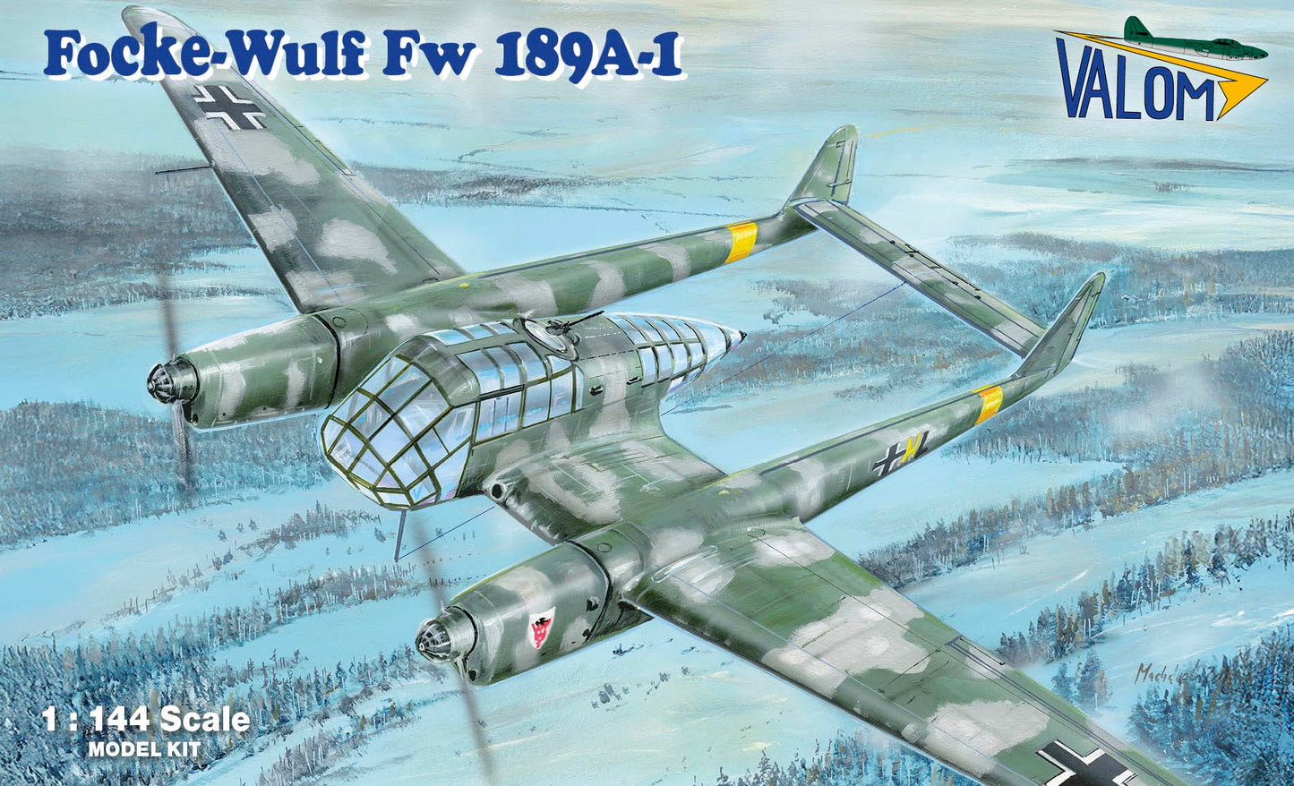 010 - Valom - 14443 - Focke-Wulf Fw 189 A-1 Uhu - primary image