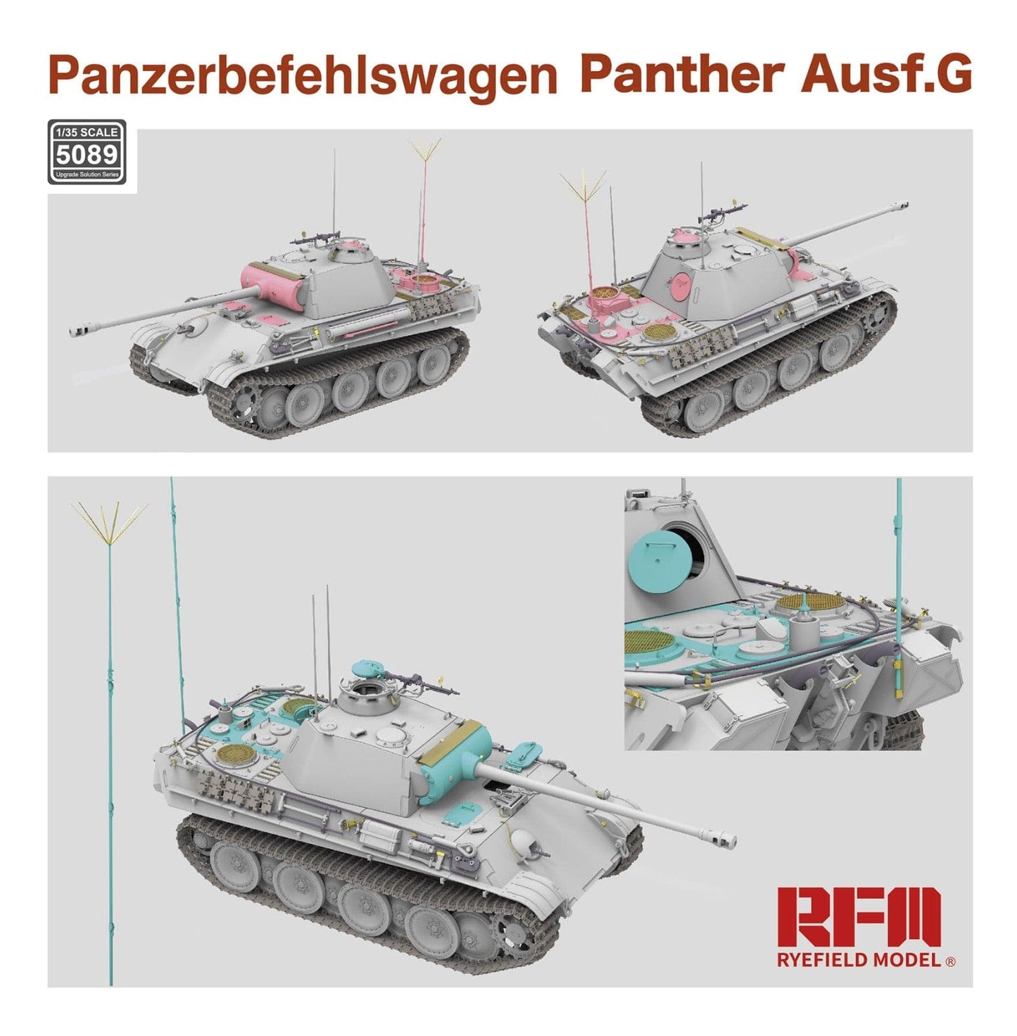 500 - Rye Field Model - 5089 - Pz.Bef.Wg. V Panther Ausf. G - digital model