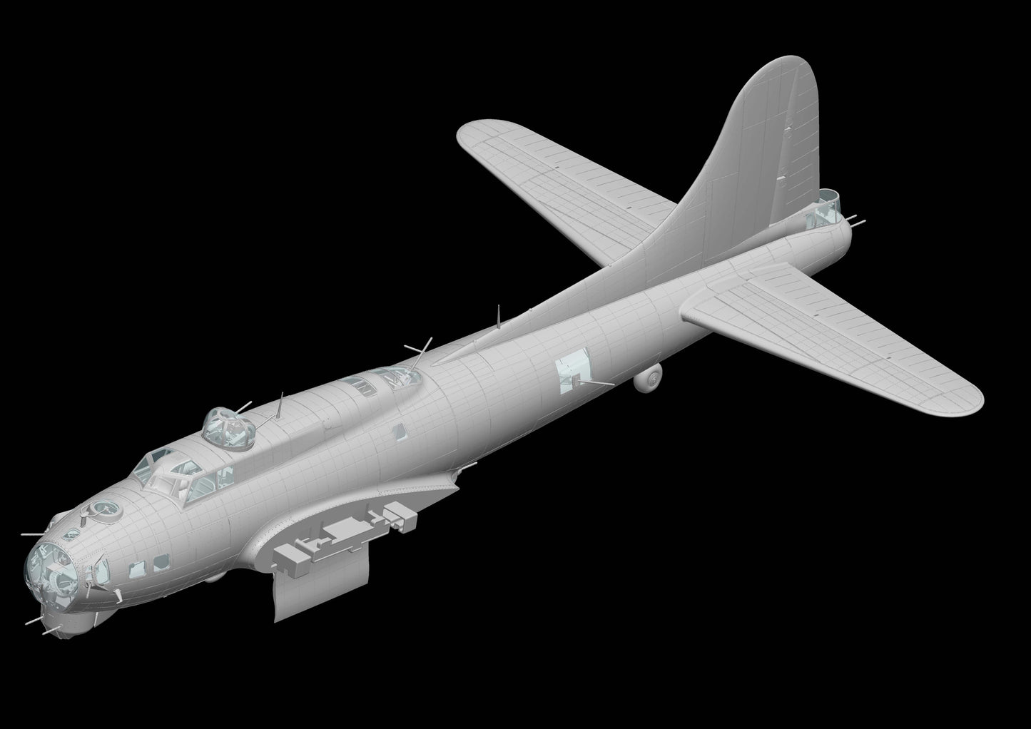 514 - HK Models - 01E030 - Boeing B-17G Flying Fortress (late) - digital model