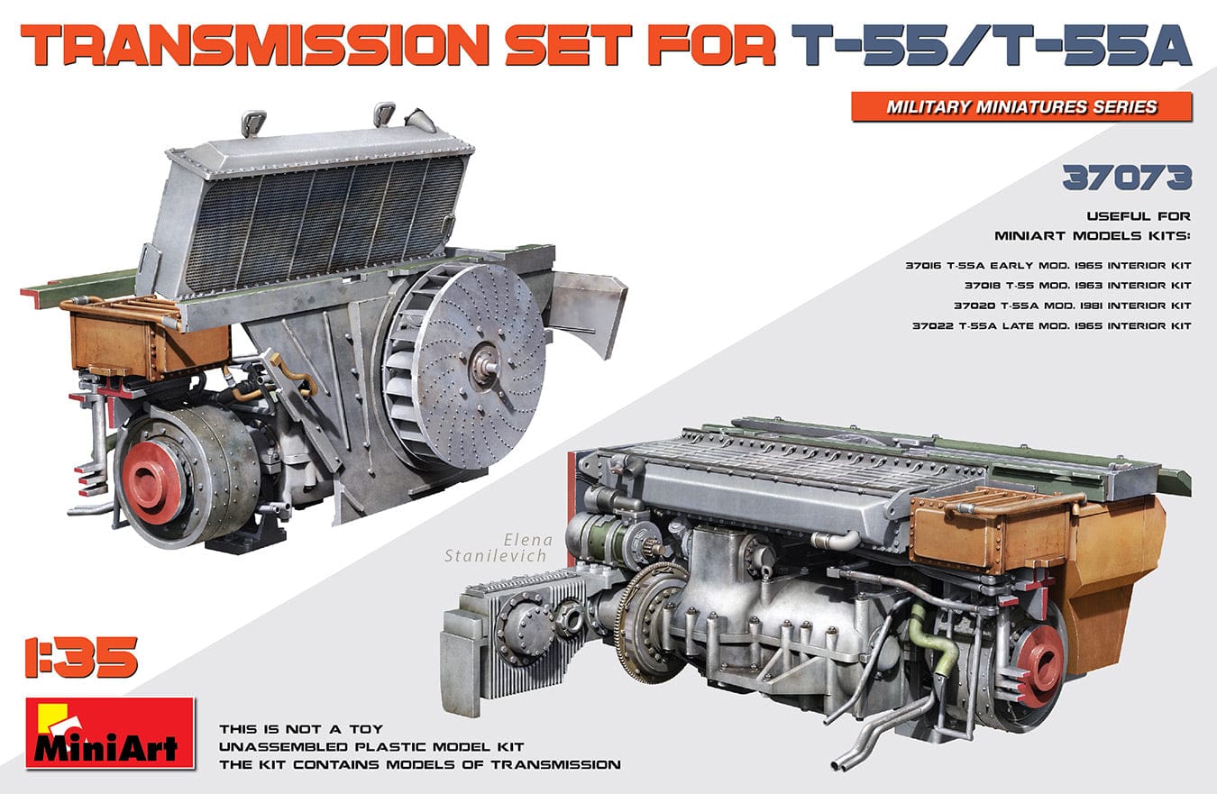 010 - Miniart - 37073 - T-55 / T-55A Transmission - primary image