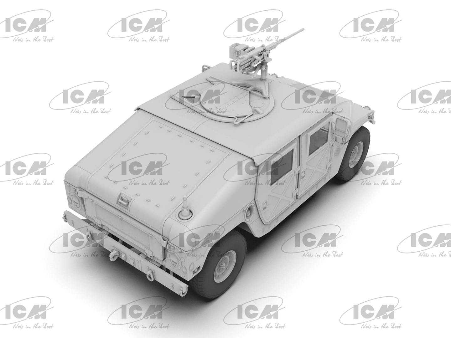 503 - ICM - 35437 - HMMWV Humvee M1025A2 - digital model