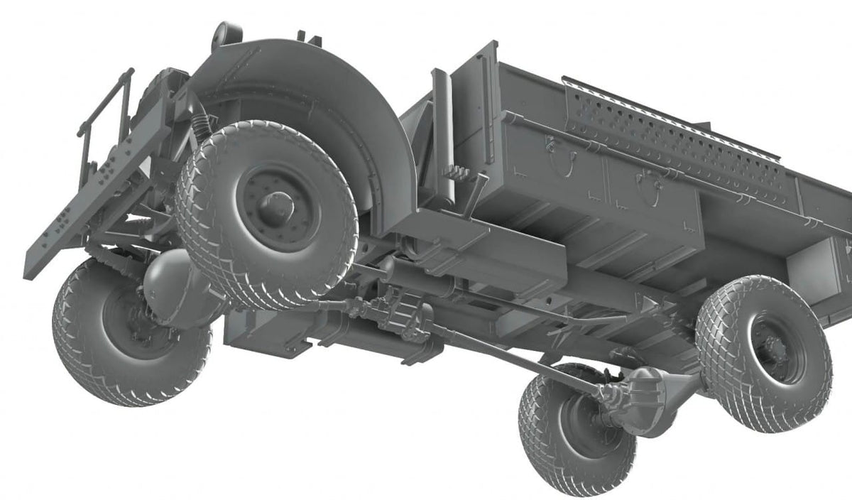 510 - Thunder Model - TM35312 - LRDG Ford F30 Gun Truck with OQF 37mm Mk I - digital model