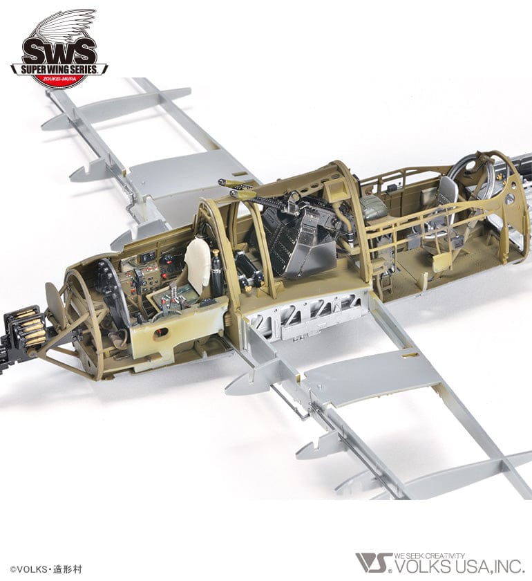 710 - Zoukei-Mura - SWS13 - Kawasaki Ki-45 Kai Tei Toryū ‘Nick’ - painted model