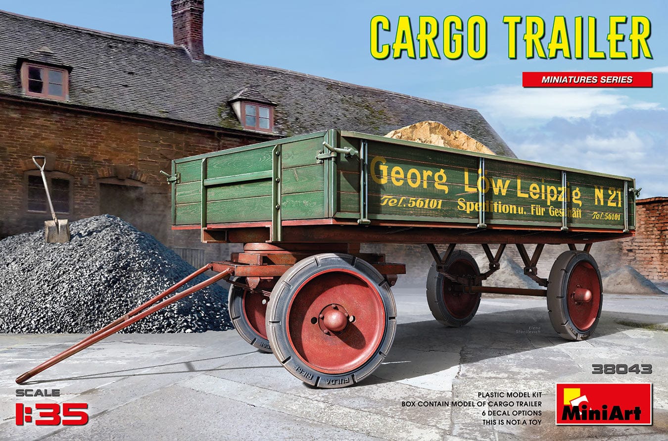 010 - Miniart - 38043 - German Cargo Trailer - primary image