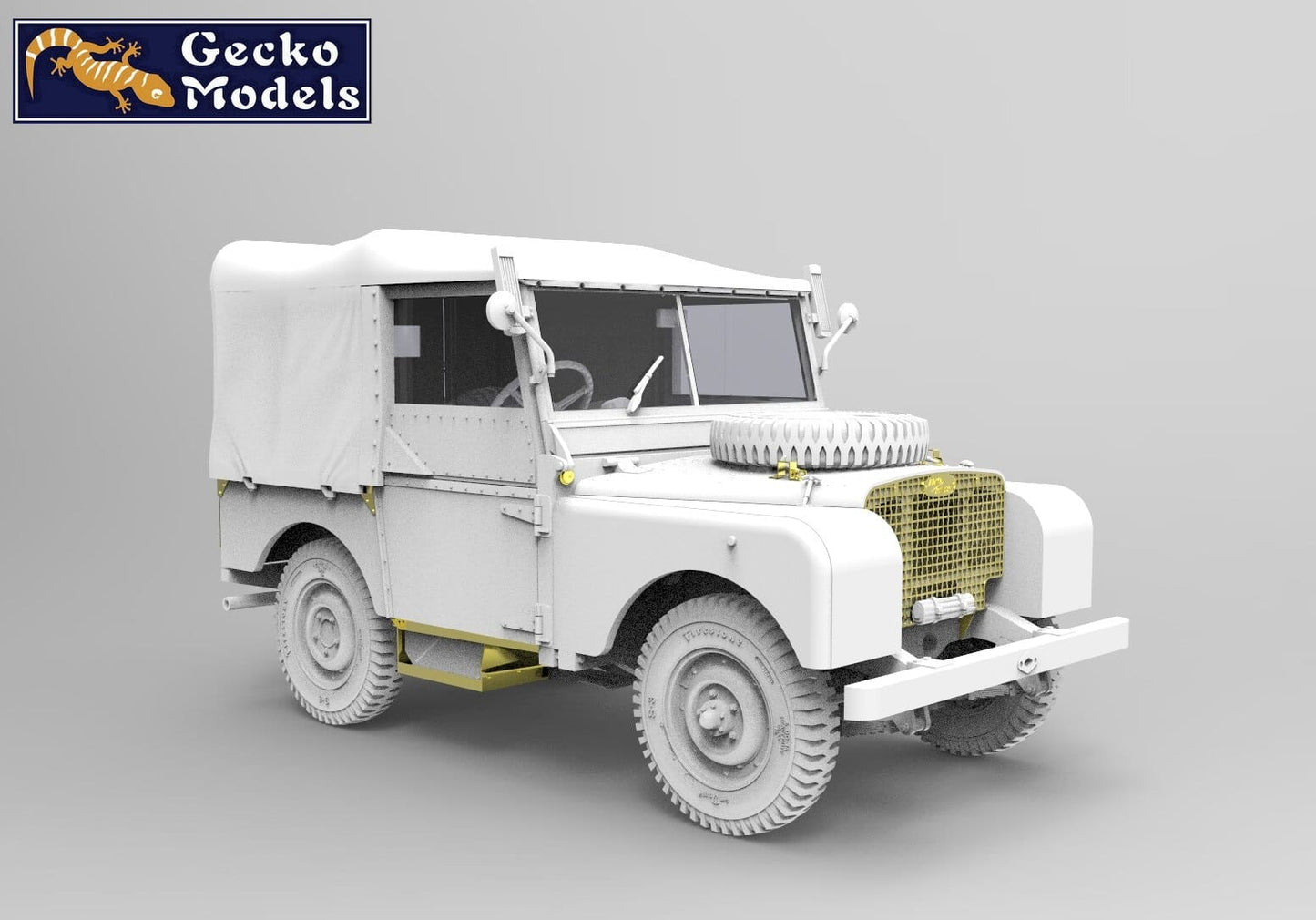 501 - Gecko Models - 35GM0062 - Land Rover FV18001 Mk 1 80in 4x4 (Canvas Top) (early) - digital model