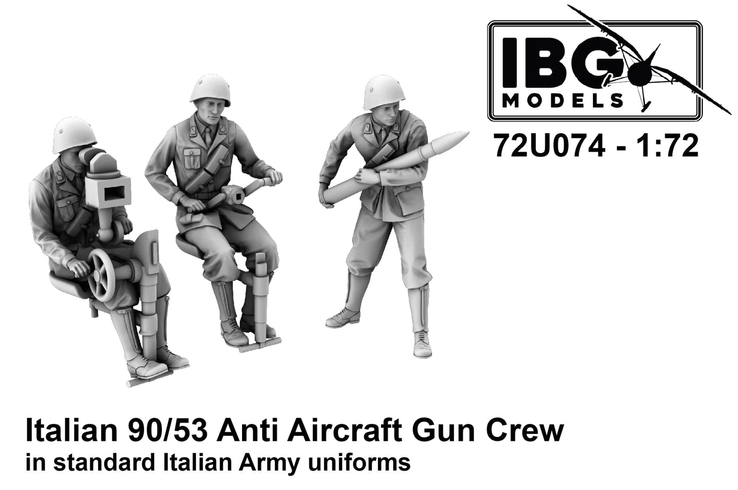 010 - IBG - 72U074 - Autocannone da 90/53 Crew - primary image