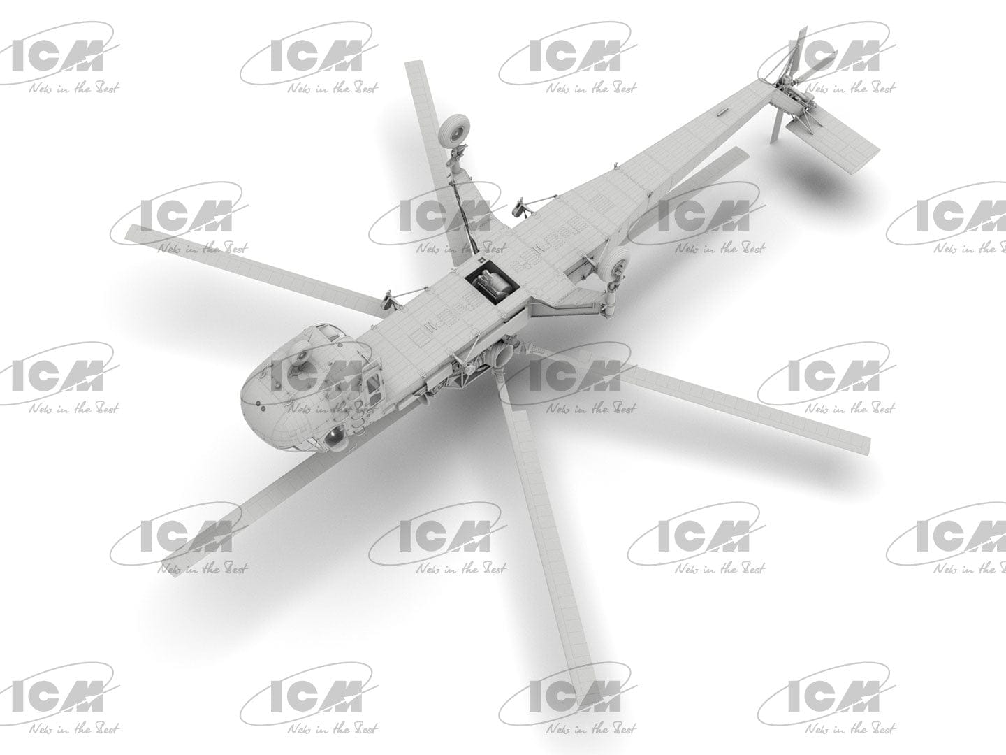 506 - ICM - 53058 - Sikorsky S-64E Skycrane - digital model