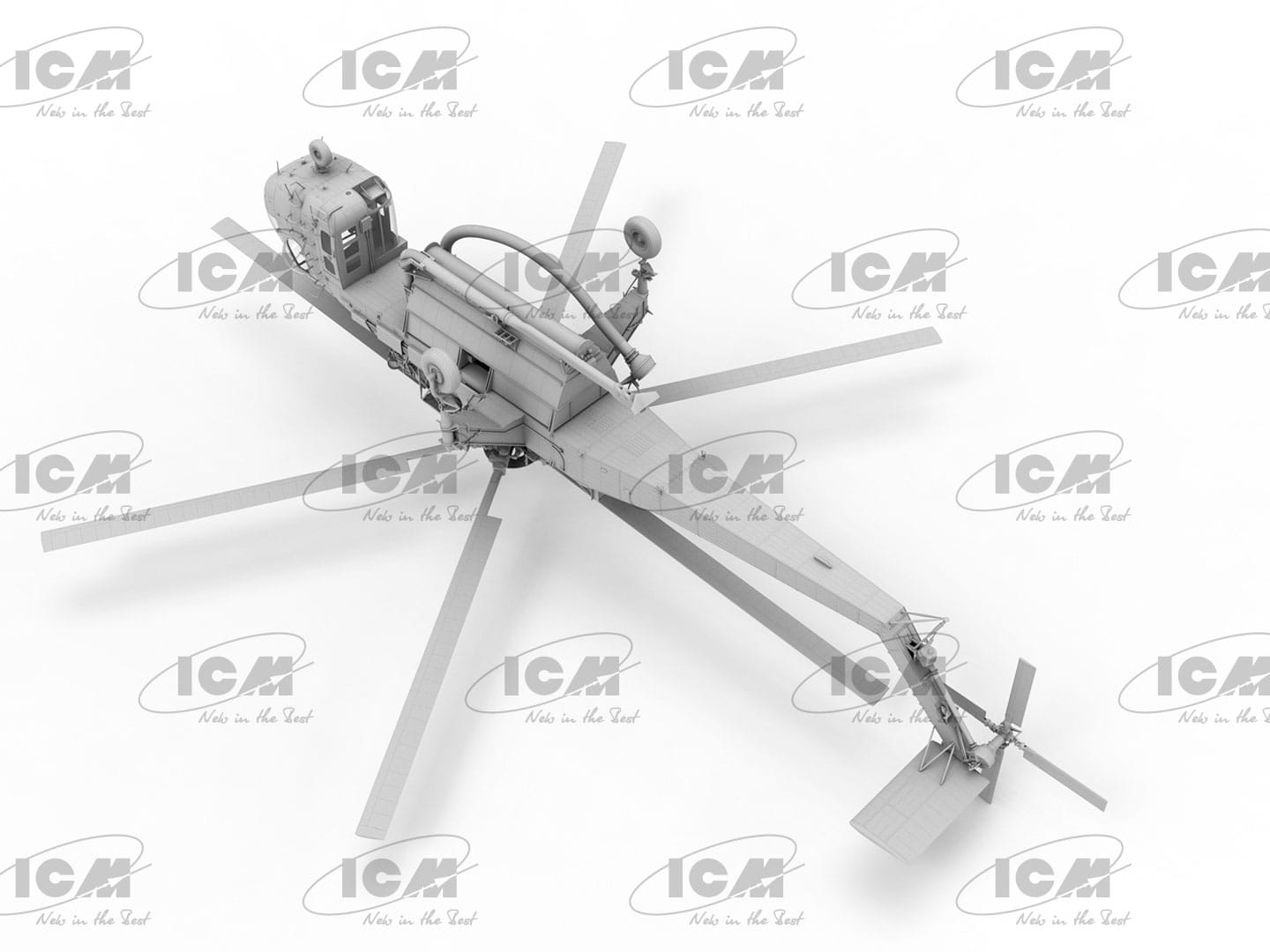 505 - ICM - 53060 - Sikorsky S-64E Skycrane Firefighter - digital model