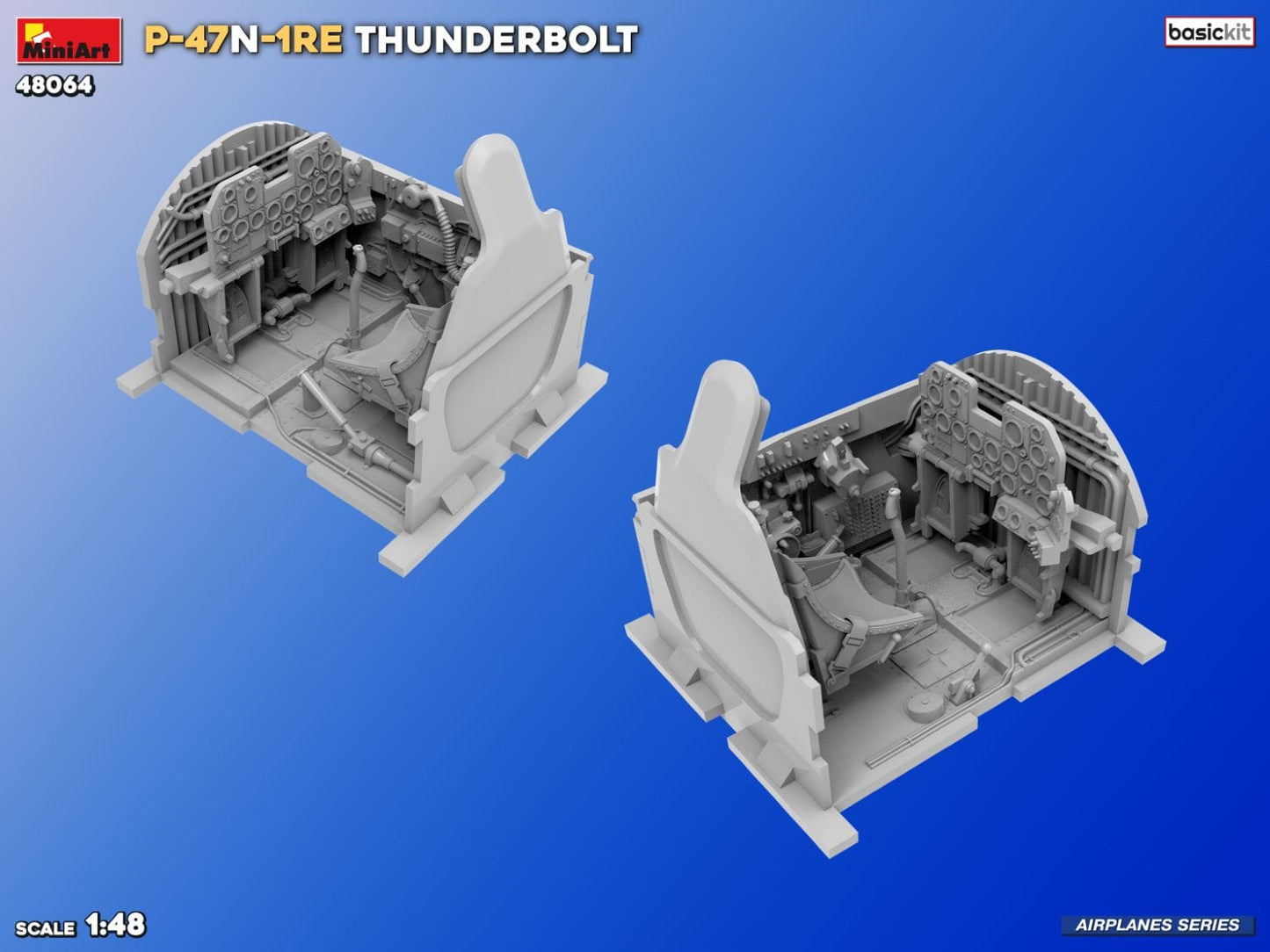 509 - Miniart - 48064 - Republic P-47N-1-RE Thunderbolt - digital model