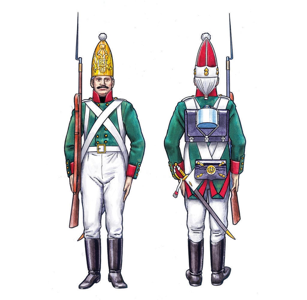 300 - Italeri - 6006 - Russian Grenadiers - paint schemes