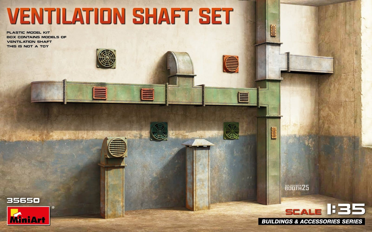 010 - Miniart - 35650 - Ventilation Shaft Set - primary image