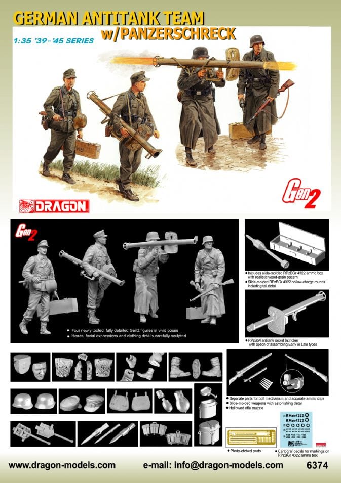 011 - Dragon - 6374 - German Panzerschreck Team - secondary image