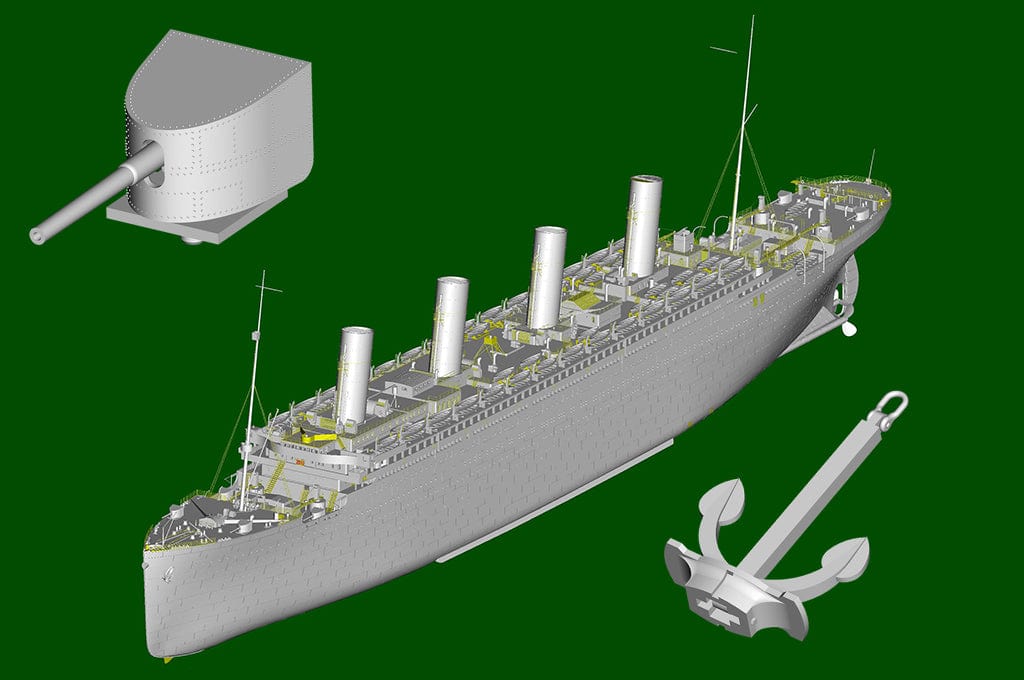 Trumpeter - 03720 - HMT Olympic - digital model