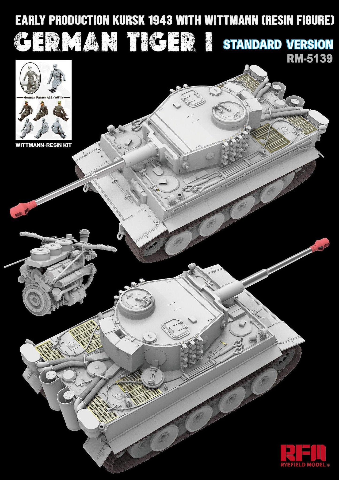 501 - Rye Field Model - 5139 - Pz.Kpfw. VI Ausf. E Wittmann Tiger I (early) - digital model