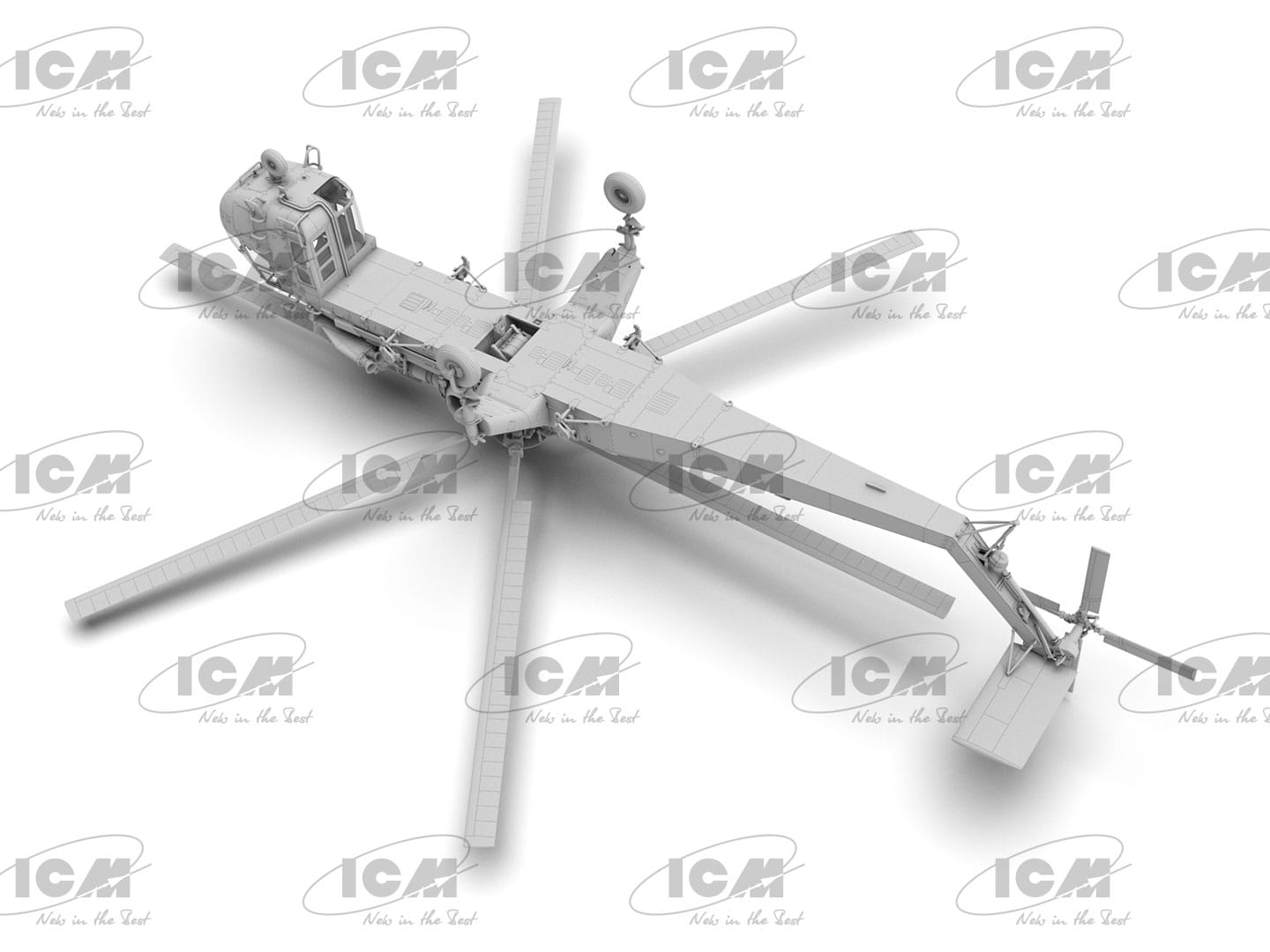 509 - ICM - 72001 - Sikorsky CH-54A Tarhe - digital model