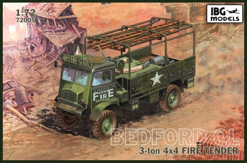 010 - IBG - 72005 - Bedford QLC 3-ton 4×4 Fire Tender - primary image