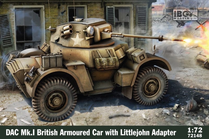 010 - IBG - 72148 - Daimler Mk I with Littlejohn Adaptor - primary image