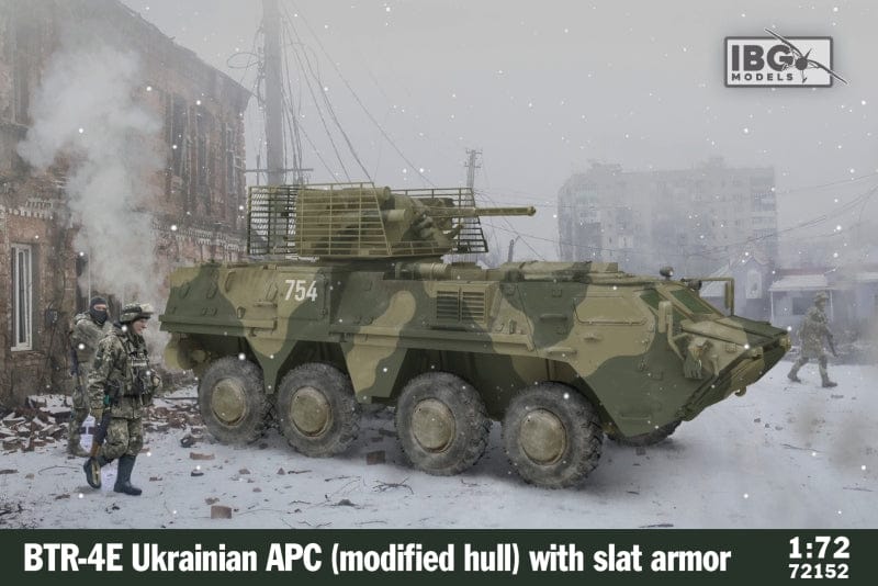 010 - IBG - 72152 - BTR-4E Bucephalus (Modified Hull) with Slat Armour - primary image