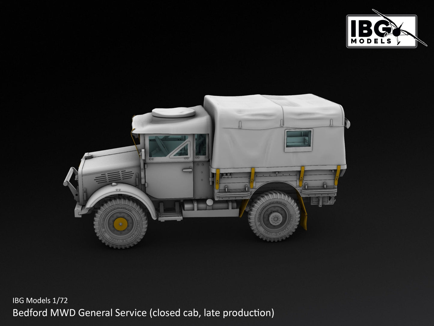 509 - IBG - 72161 - Bedford MWD 15cwt 4x2 GS (Closed Cab) (late) - digital model