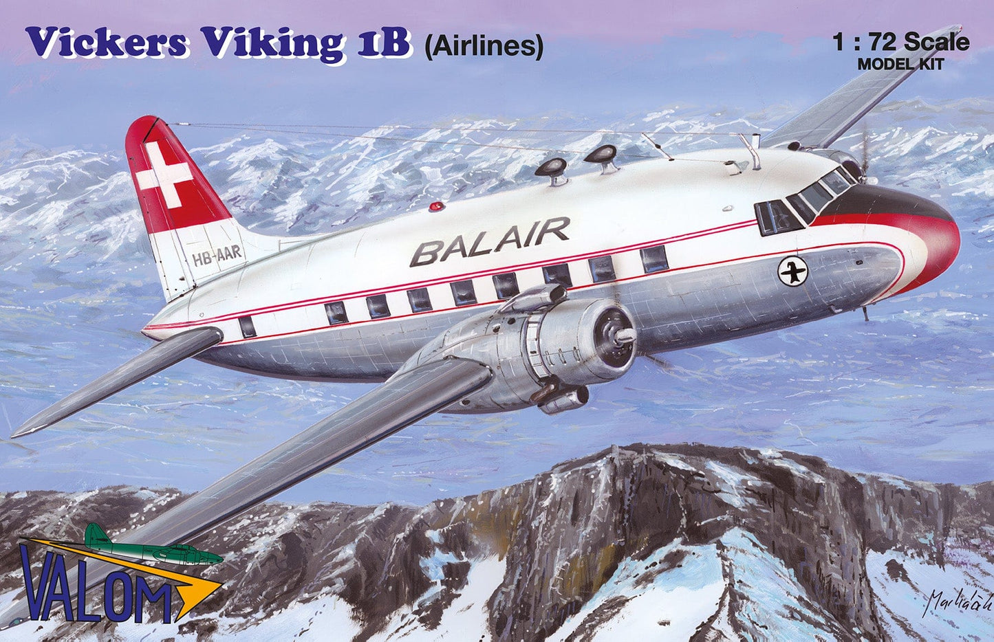010 - Valom - 72172 - Vickers Viking 1B - primary image