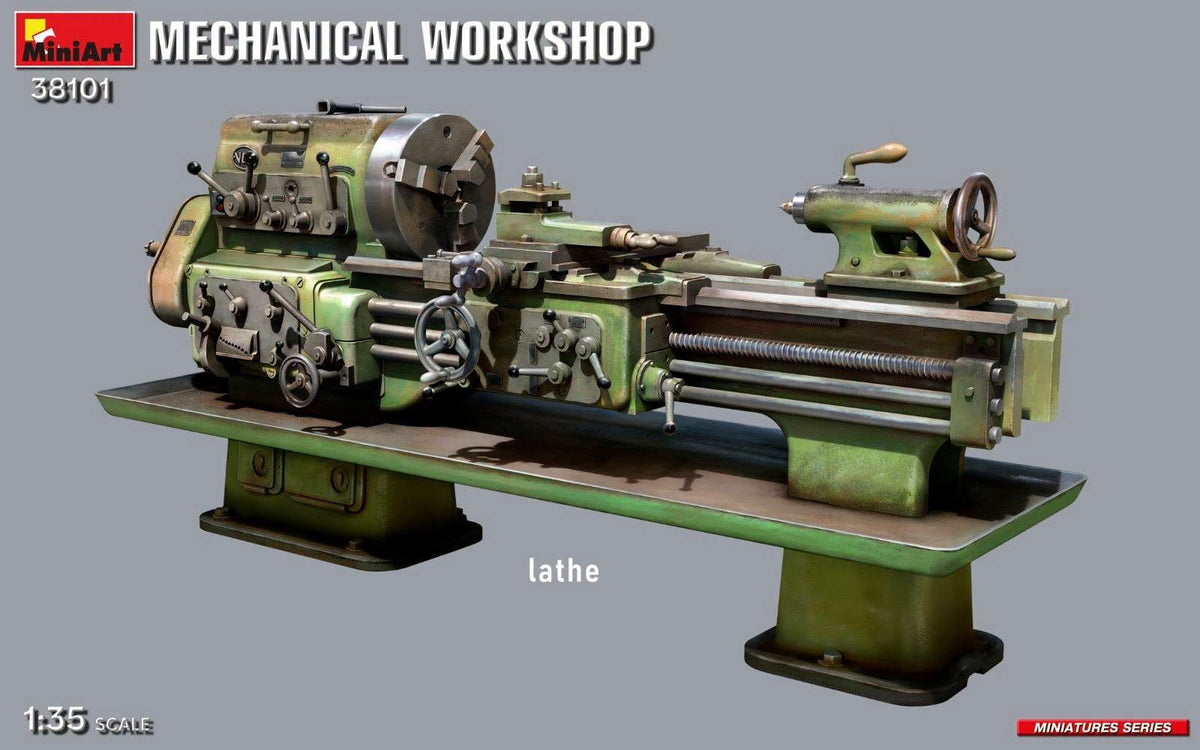 302 - Miniart - 38101 - Mechanical Workshop - paint schemes