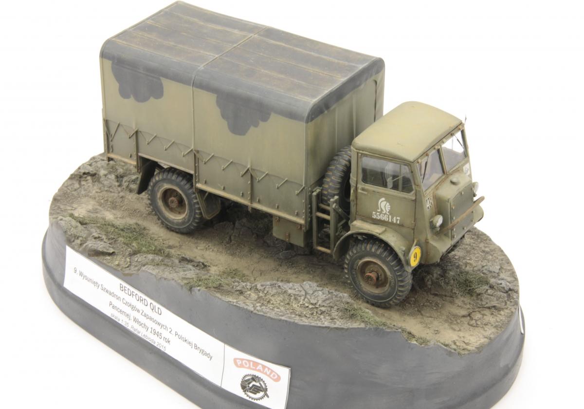 707 - IBG - 35015 - Bedford QLD 3-ton 4×4 GS - painted model