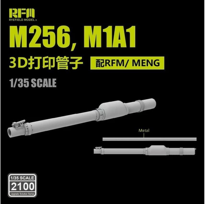010 - Rye Field Model - 2100 - MIA1 Abrams M256 Barrel - primary image