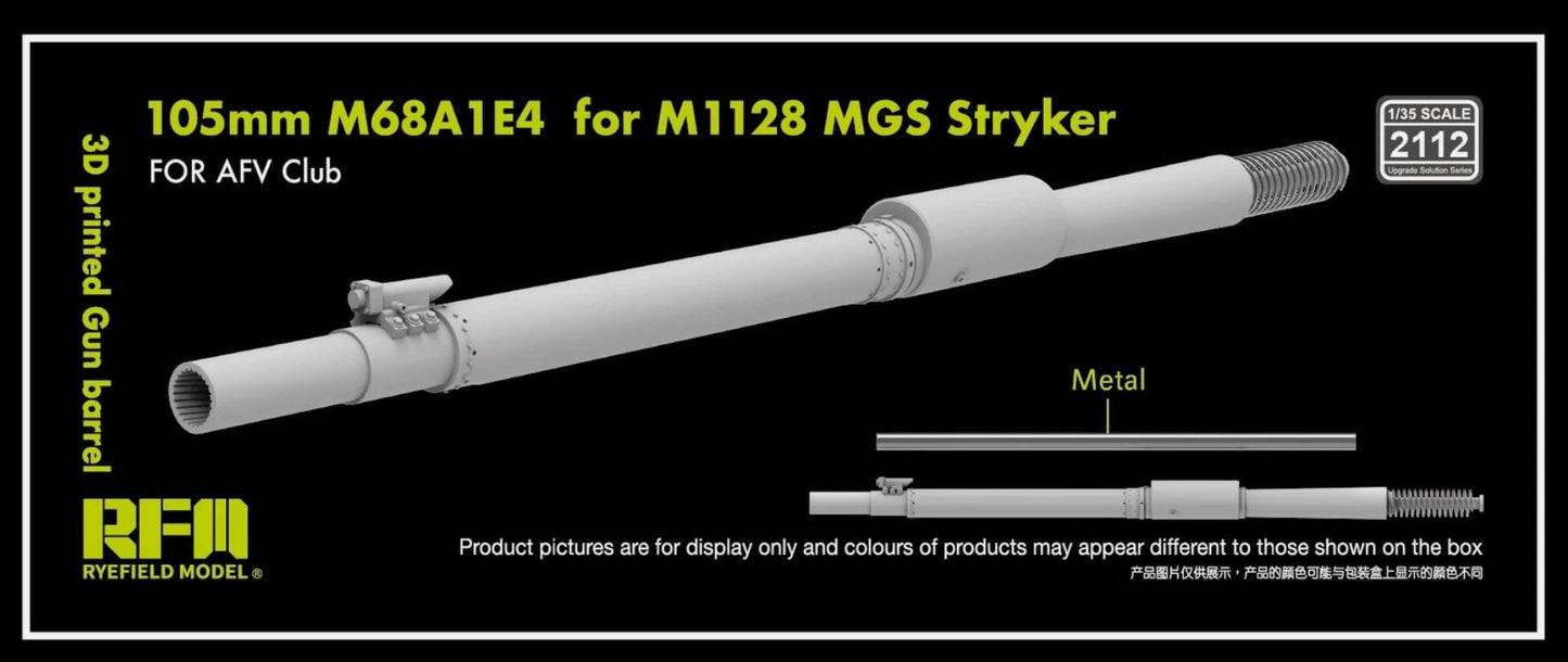 010 - Rye Field Model - 2112 - M1128 MGS Stryker 105mm M68A1E4 Barrel - primary image