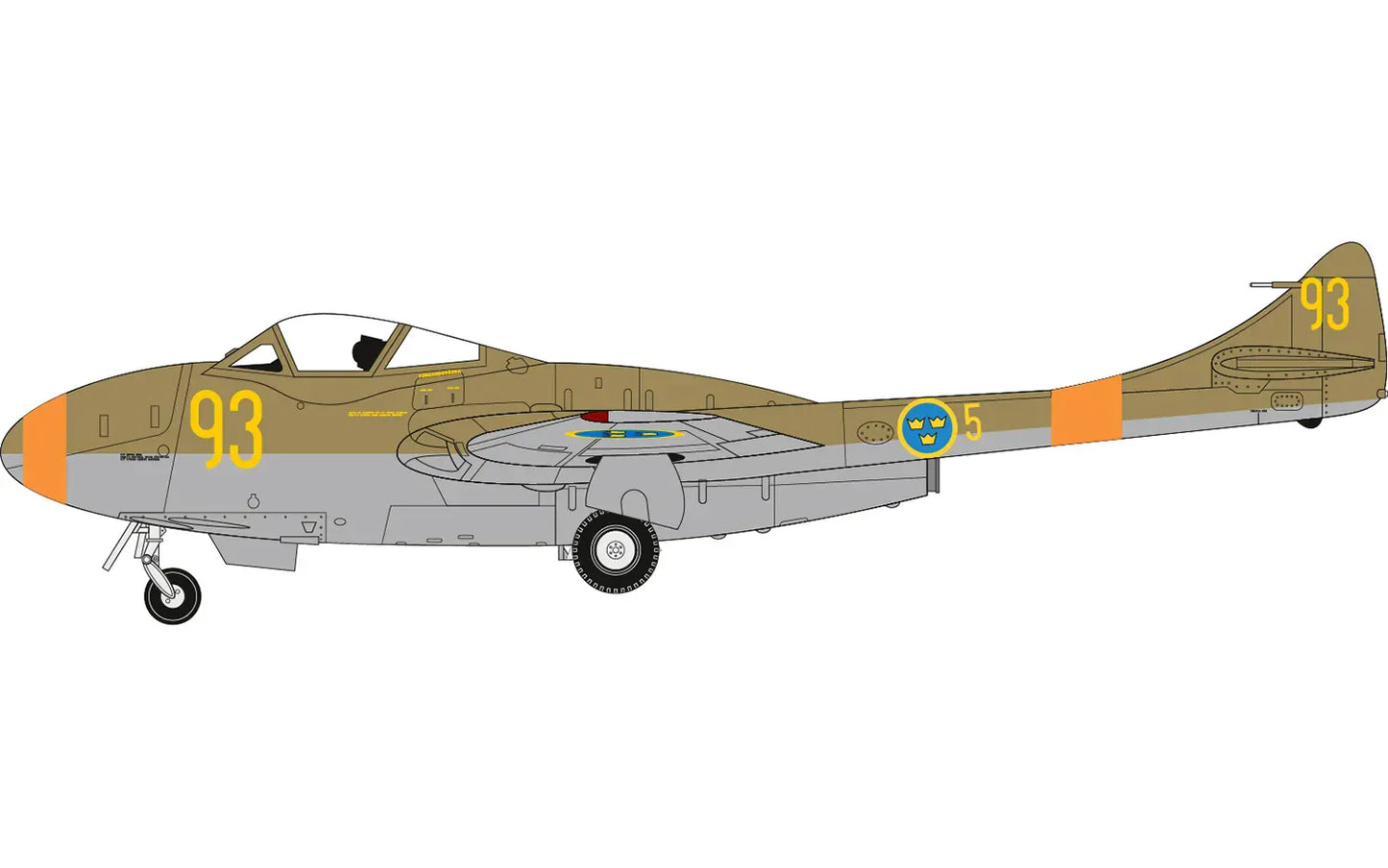 304 - Airfix - A40004 - Swedish Air Force 100th Anniversary Set - paint schemes