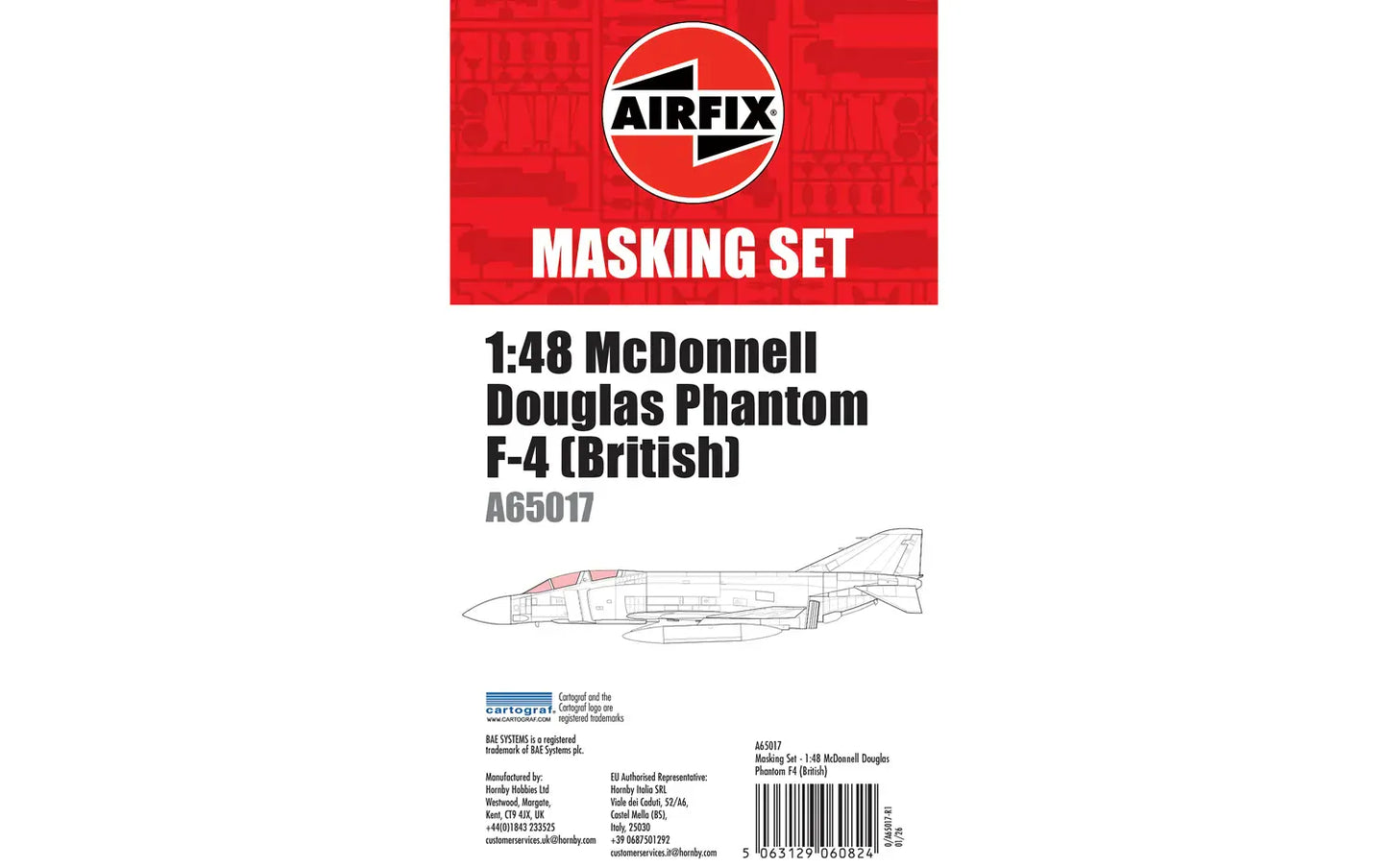 010 - Airfix - A65017 - McDonnell Douglas Phantom Masking Set - primary image