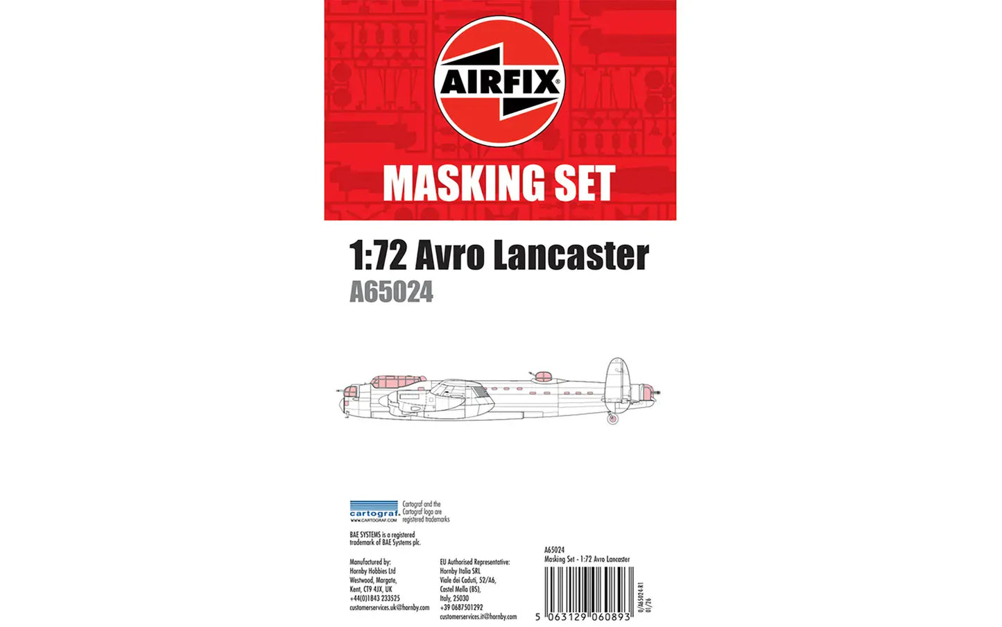 010 - Airfix - A65024 - Avro Lancaster Masking Set - primary image