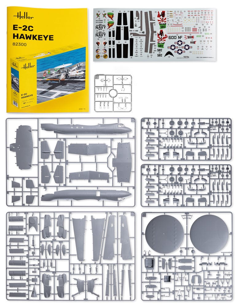 101 - Heller - 82300 - Grumman E-2C Hawkeye - box contents