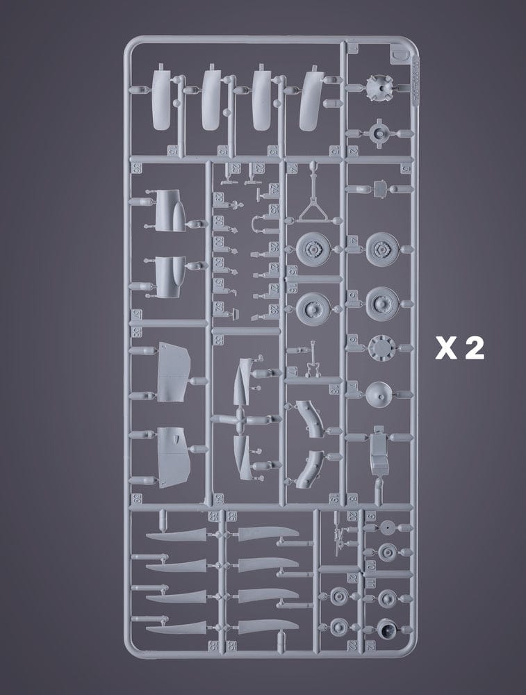 202 - Heller - 82300 - Grumman E-2C Hawkeye - sprue