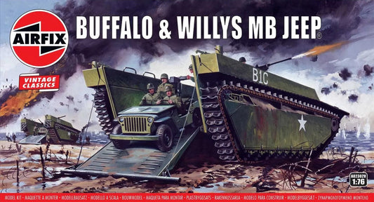 010 - LVT(A)4 Buffalo and Willys MB ¼-ton 4x4 Jeep - primary image