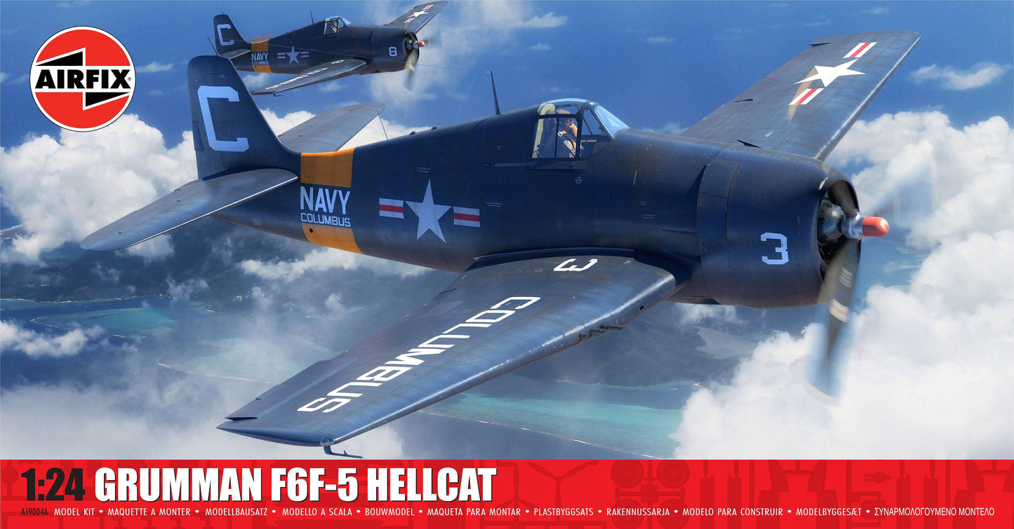010 - Airfix - A19004A - Grumman F6F-5 Hellcat - primary image