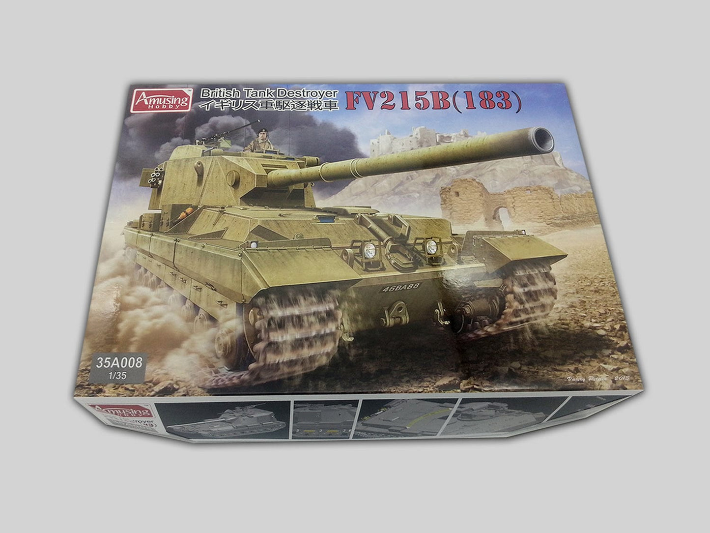 100 - Amusing Hobby - 35A008 - FV215 183mm - box front