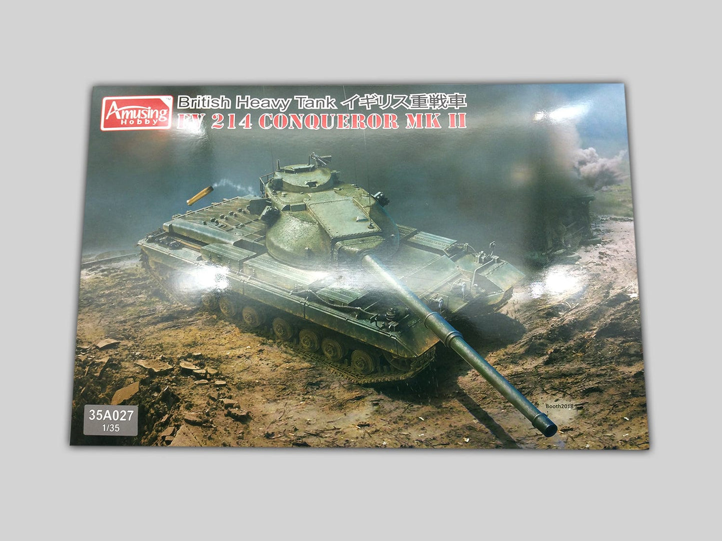 100 - Amusing Hobby - 35A027 - FV214 Conqueror Mk II - box front