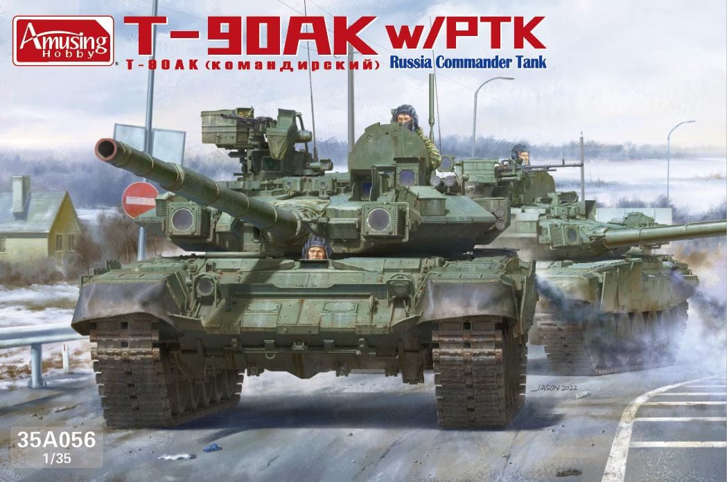 010 - Amusing Hobby - 35A056 - T-90AK with PTK - primary image
