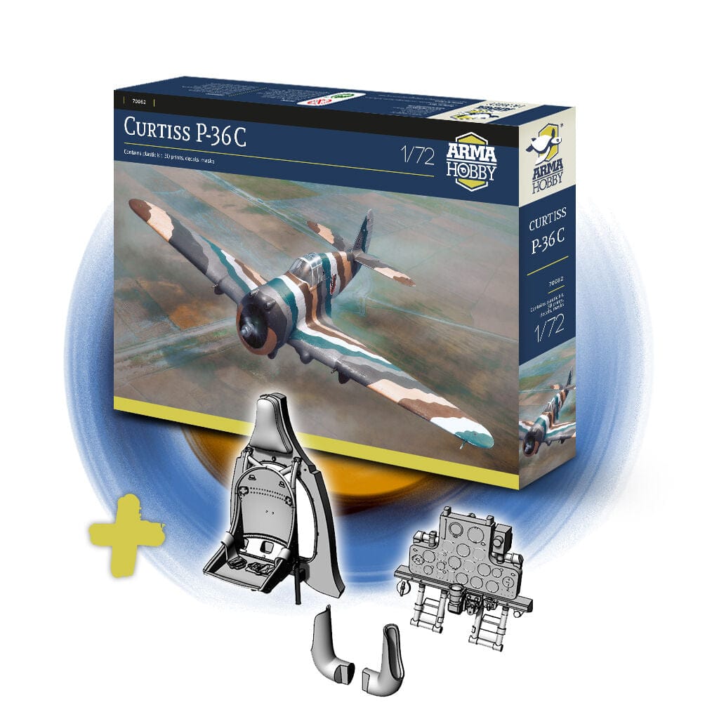 501 - Arma Hobby - 70082 - Curtiss P-36C Hawk - digital model