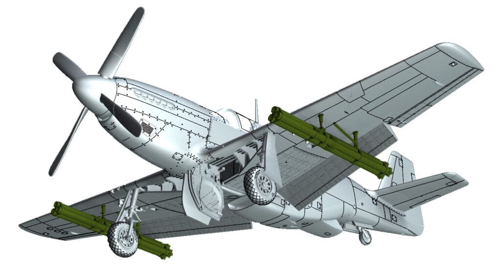 500 - Arma Hobby - 70075 - North American P-51B Mustang - digital model