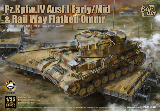 010 - Pz.Kpfw. IV Ausf. J (early/mid) on Gondola Ommr Typ 52 - primary image