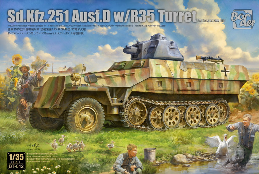 010 - Sd.Kfz. 251 Ausf. D with R35 Turret - primary image