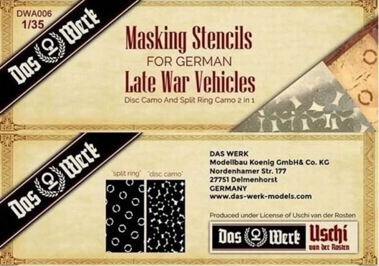 010 - German Late War Masking Stencils - primary image