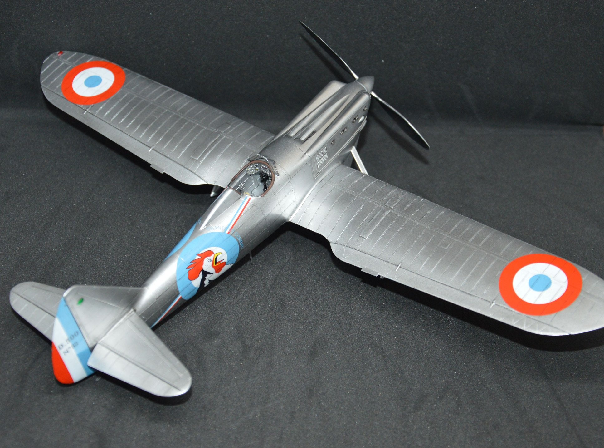 Dora Wings - 32001 - Dewoitine D.500 - painted model