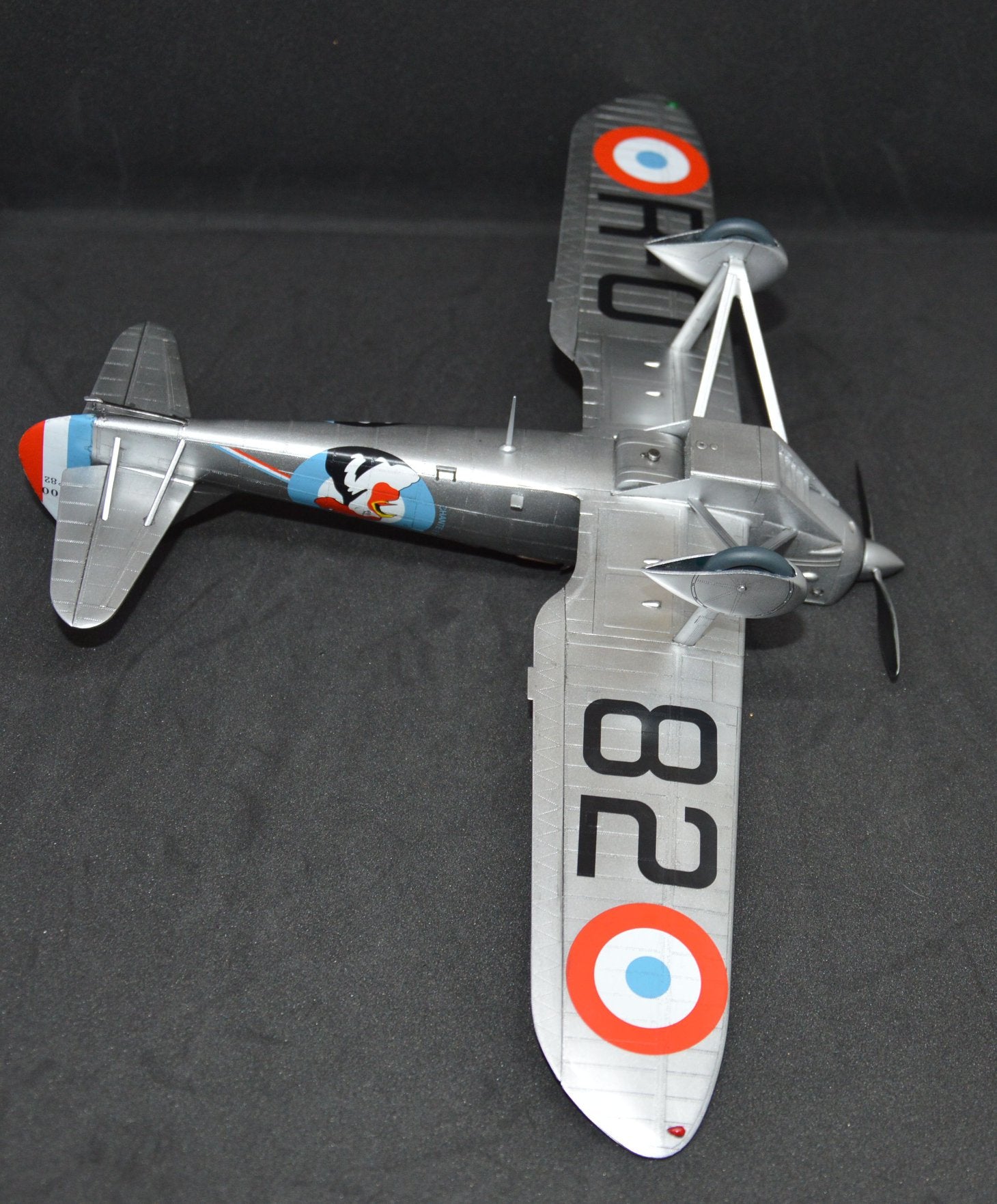 Dora Wings - 32001 - Dewoitine D.500 - painted model