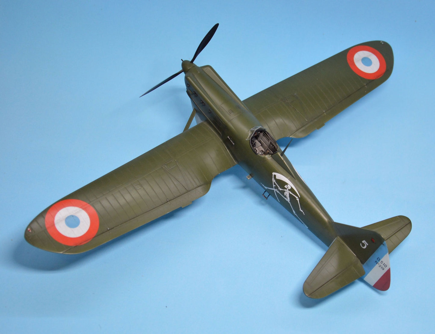 703 - Dora Wings - 32003 - Dewoitine D.510 - painted model