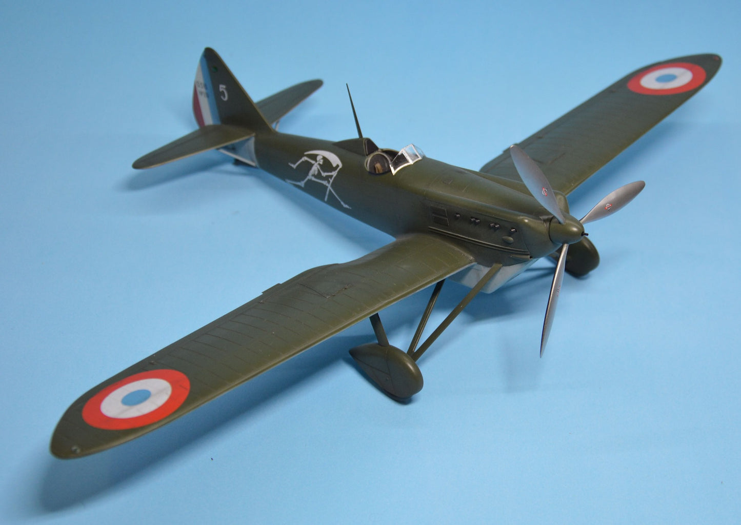 706 - Dora Wings - 32003 - Dewoitine D.510 - painted model
